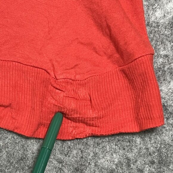 For The Republic Open Wrap Back Top Women’s XL Red Tie Dye Dolman Sleeve - Picture 9 of 16